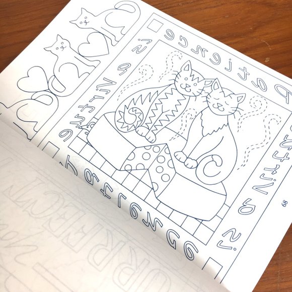 Iron-On Transfers 90's  Hundreds of Designs Vtg Book - Picture 7 of 15